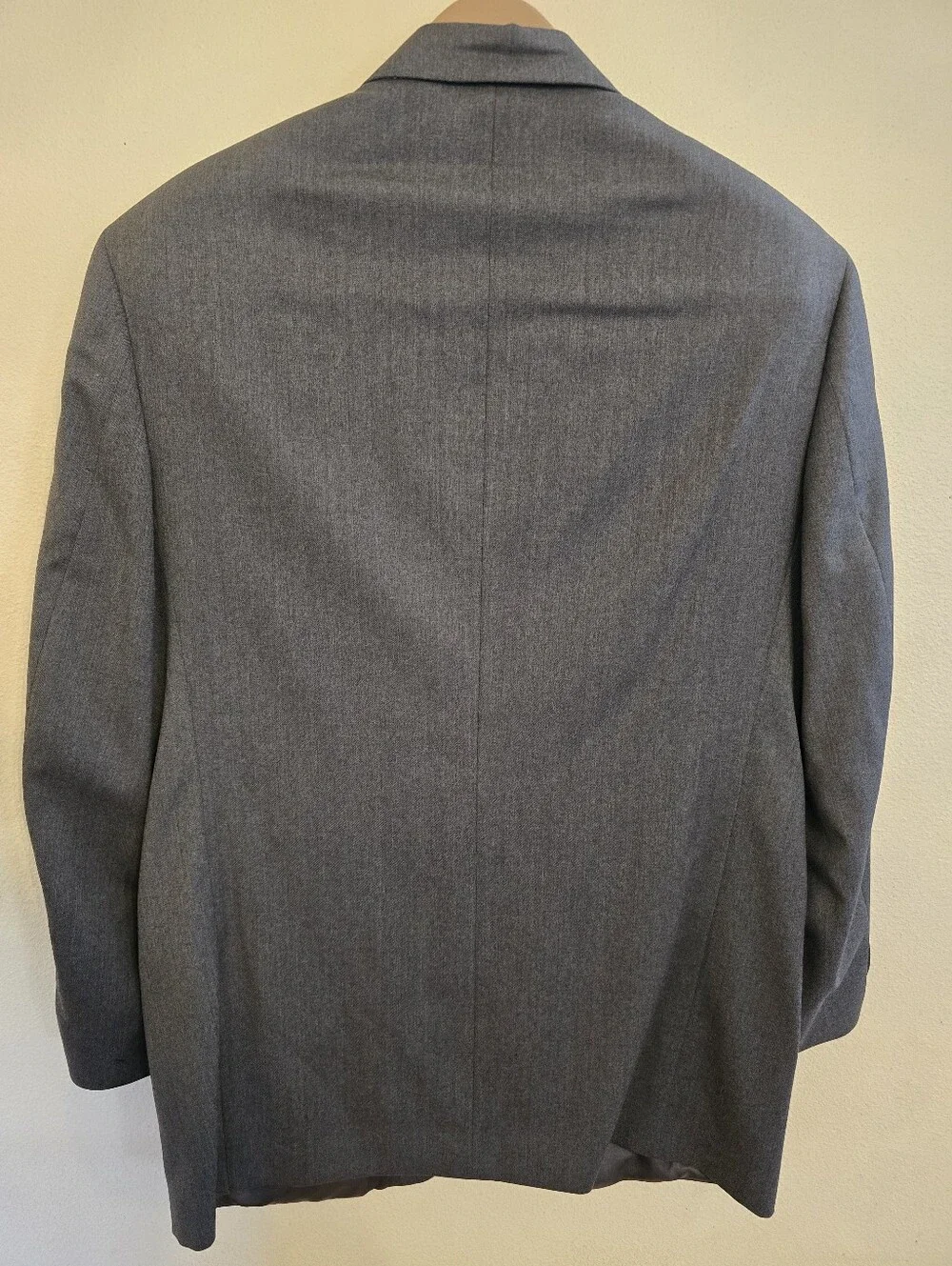 Gianfranco Ruffini Italy 100% Wool Men’s Solid Gray Grey Blazer Sports Coat 40R